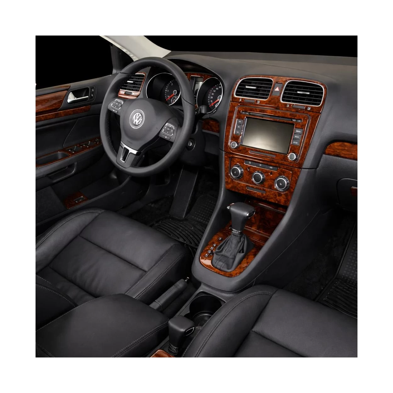 Volkswagen Golf V GTI 2006-UP Manual Gearbox A/C Control Interior BD Dash Trim Kit