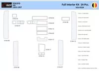 Volvo 940 1993-1997 Interior WHZ Dashboard trim kit 14 Parts - 1 - Interior Dash Trim Kit