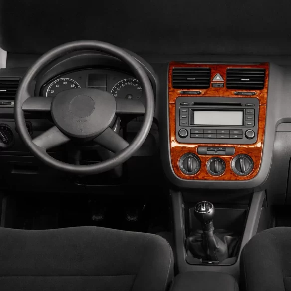 Volkswagen Golf V Jetta 10.03-10.08 3D Interior Dashboard Trim Kit Dash Trim Dekor 3-Parts