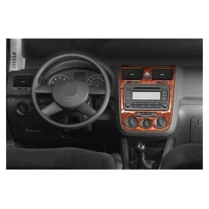 Volkswagen Golf V Jetta 10.03-10.08 3D Interior Dashboard Trim Kit Dash Trim Dekor 3-Parts