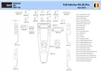 Volvo S80 2007 Interior WHZ Dashboard trim kit 26 Parts - 1 - Interior Dash Trim Kit