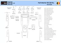 Volvo XC70-S80-V70 2008–2016 Interior WHZ Dashboard trim kit 26 Parts - 1 - Interior Dash Trim Kit
