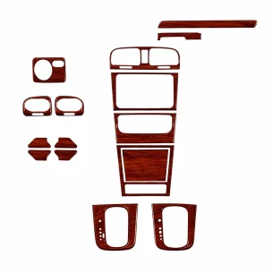 Volkswagen Golf VI 09.2008 3D Interior Dashboard Trim Kit Dash Trim Dekor 15-Parts
