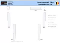 Toyota Tundra 2014-2021 Interior WHZ Dashboard trim kit 7 Parts - 1 - Interior Dash Trim Kit