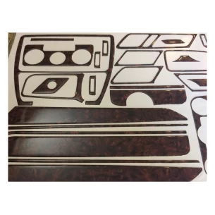 Volkswagen Golf VI 09.2008 3D Interior Dashboard Trim Kit Dash Trim Dekor 27-Parts 2