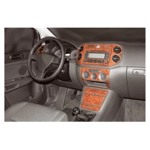 Volkswagen Golf VI Plus 09.2008 3D Interior Dashboard Trim Kit Dash Trim Dekor 19-Parts