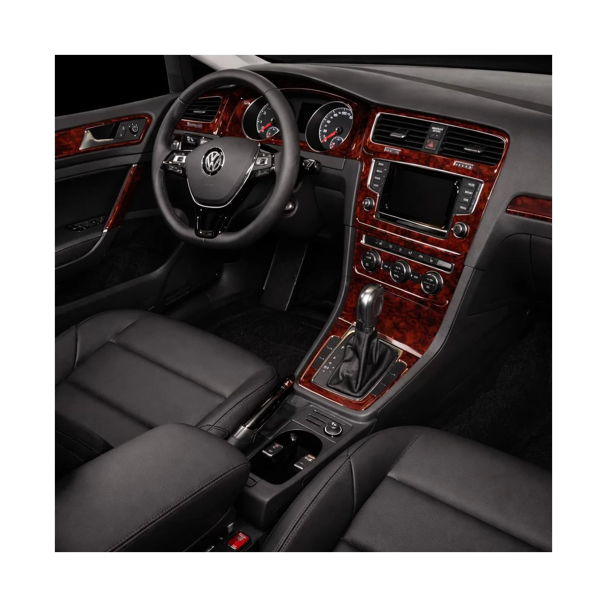 Volkswagen Golf VII AU 2012–2021 3D Interior Dashboard Trim Kit Dash Trim Dekor 41-Parts
