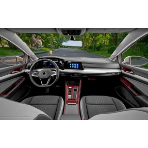 Volkswagen Golf VIII CD 2019 up 3D Interior Dashboard Trim Kit Dash Trim Dekor 31-Parts