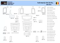 Nissan Murano 2011 Interior WHZ Dashboard trim kit 22 Parts - 1 - Interior Dash Trim Kit