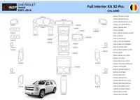 Chevrolet Tahoe 2007-2014 Interior WHZ Dashboard trim kit 32 Parts - 1 - Interior Dash Trim Kit
