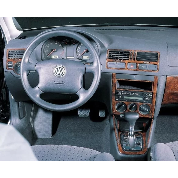 Volkswagen Jetta 1999-2004 Full Set, with glowe-box, 29 Parts set Interior BD Dash Trim Kit