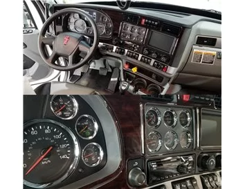 Kenworth T680 Truck- Year 2013-2021 Interior Style Dash trim kit