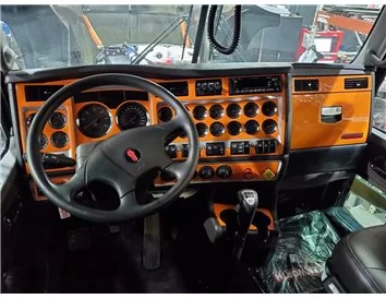 Kenworth W900 Truck- Year 2019-2022 Interior Style Dash Trim Kit Combo Package - 4 - Interior Dash Trim Kit
