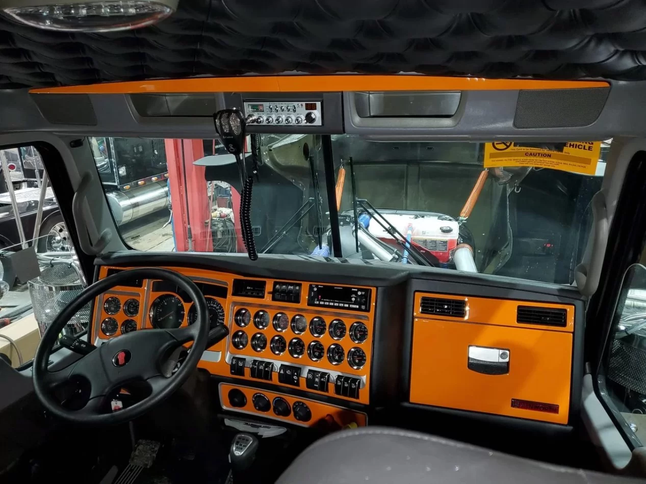 Kenworth W990 Truck- Year 2019-2022 Interior Style Dash Trim Kit Combo Package - 1 - Interior Dash Trim Kit