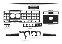 Kenworth W990 Truck- Year 2019-2022 Interior Style Dash Trim Kit Combo Package - 2 - Interior Dash Trim Kit Kenworth W990 Truck- Year 2019-2022 Interior Style Dash Trim Kit Combo Package - 2 - Interior Dash Trim Kit