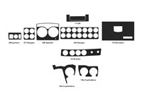 Kenworth W990 Truck- Year 2019-2022 Interior Style Full Dash Trim Kit - 1 - Interior Dash Trim Kit Kenworth W990 Truck- Year 2019-2022 Interior Style Full Dash Trim Kit - 1 - Interior Dash Trim Kit