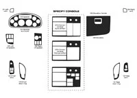 Peterbilt 348 Truck - Year 2014-2022 Interior Cabin Style Full Dash trim kit - 1 - Interior Dash Trim Kit Peterbilt 348 Truck - Year 2014-2022 Interior Cabin Style Full Dash trim kit - 1 - Interior Dash Trim Kit