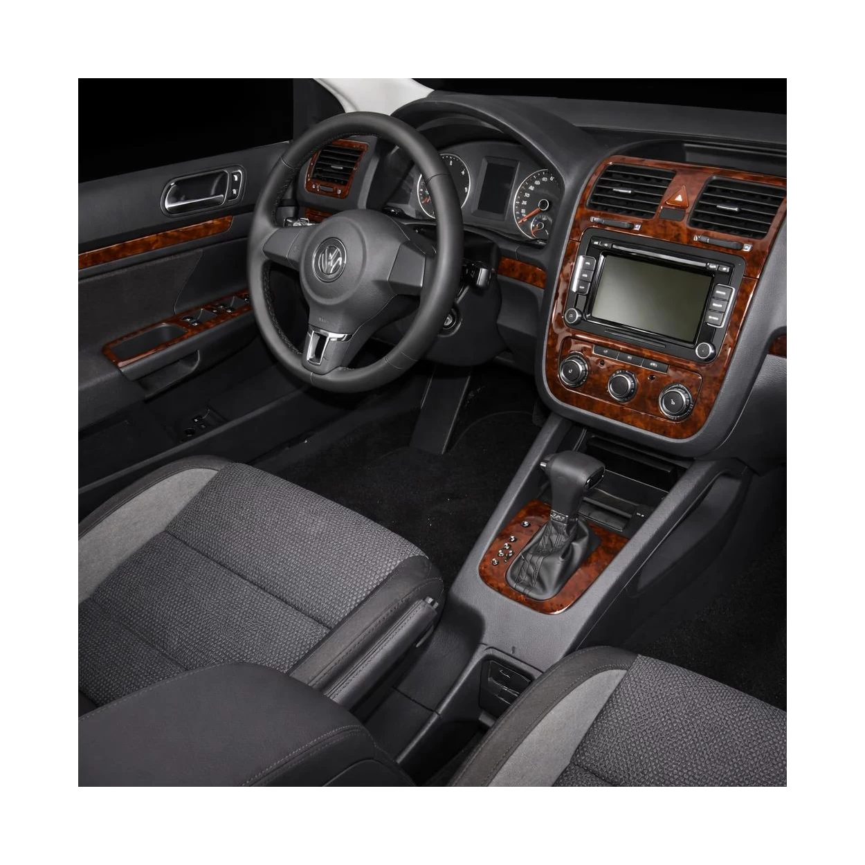 Volkswagen Jetta 2010-2010 Full Set, Manual Gear Box Interior BD Dash Trim Kit