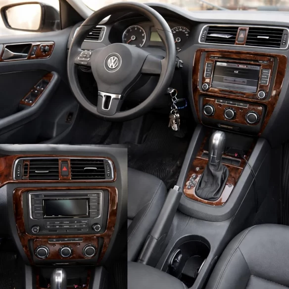 Volkswagen Jetta 2011-UP Full Set, With NAVI Interior BD Dash Trim Kit
