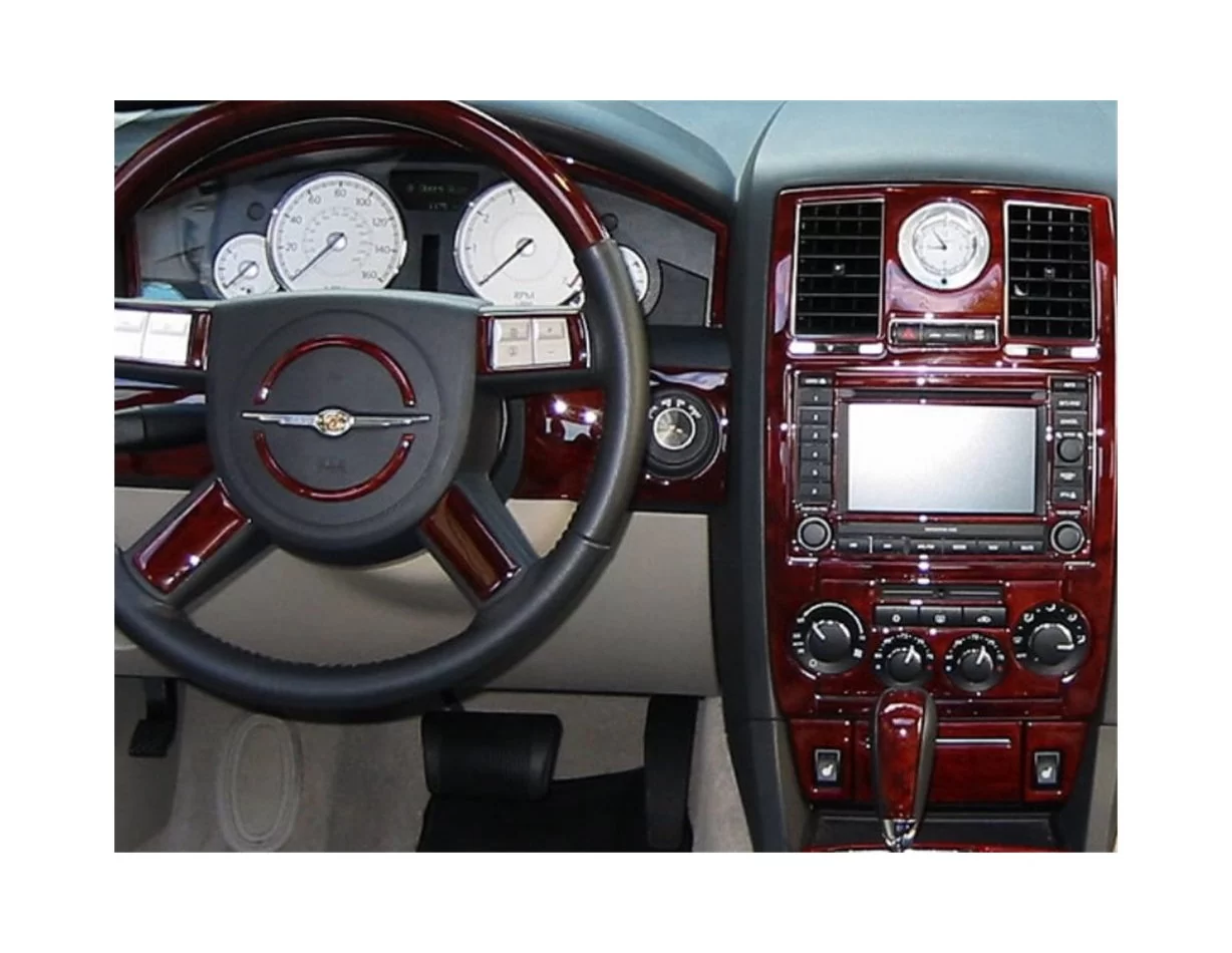 Chrysler PT Cruiser 2006-2010 3D Interior Dashboard Trim Kit Dash Trim Dekor 43-Parts - 1 - Interior Dash Trim Kit