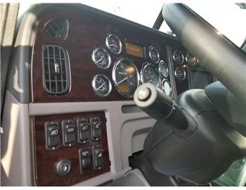 Peterbilt 365 (Truck) 2022-2023 Interior Cabin Style Full Dash trim kit - 3 - Interior Dash Trim Kit