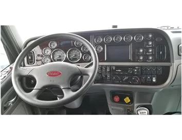 Peterbilt 389 Truck - Year 2016-2021 Interior Cabin Style Full Dash trim kit - 1 - Interior Dash Trim Kit