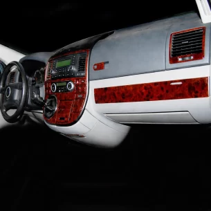 Volkswagen Multivan 2003-2010 3D Interior Dashboard Trim Kit Dash Trim Dekor 26-Parts