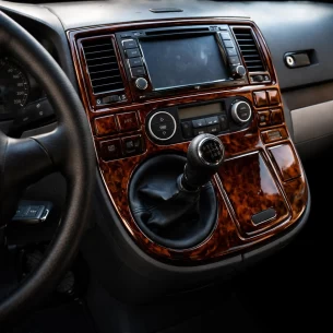 Volkswagen Multivan T5 08.03-08.09 3D Interior Dashboard Trim Kit Dash Trim Dekor 22-Parts