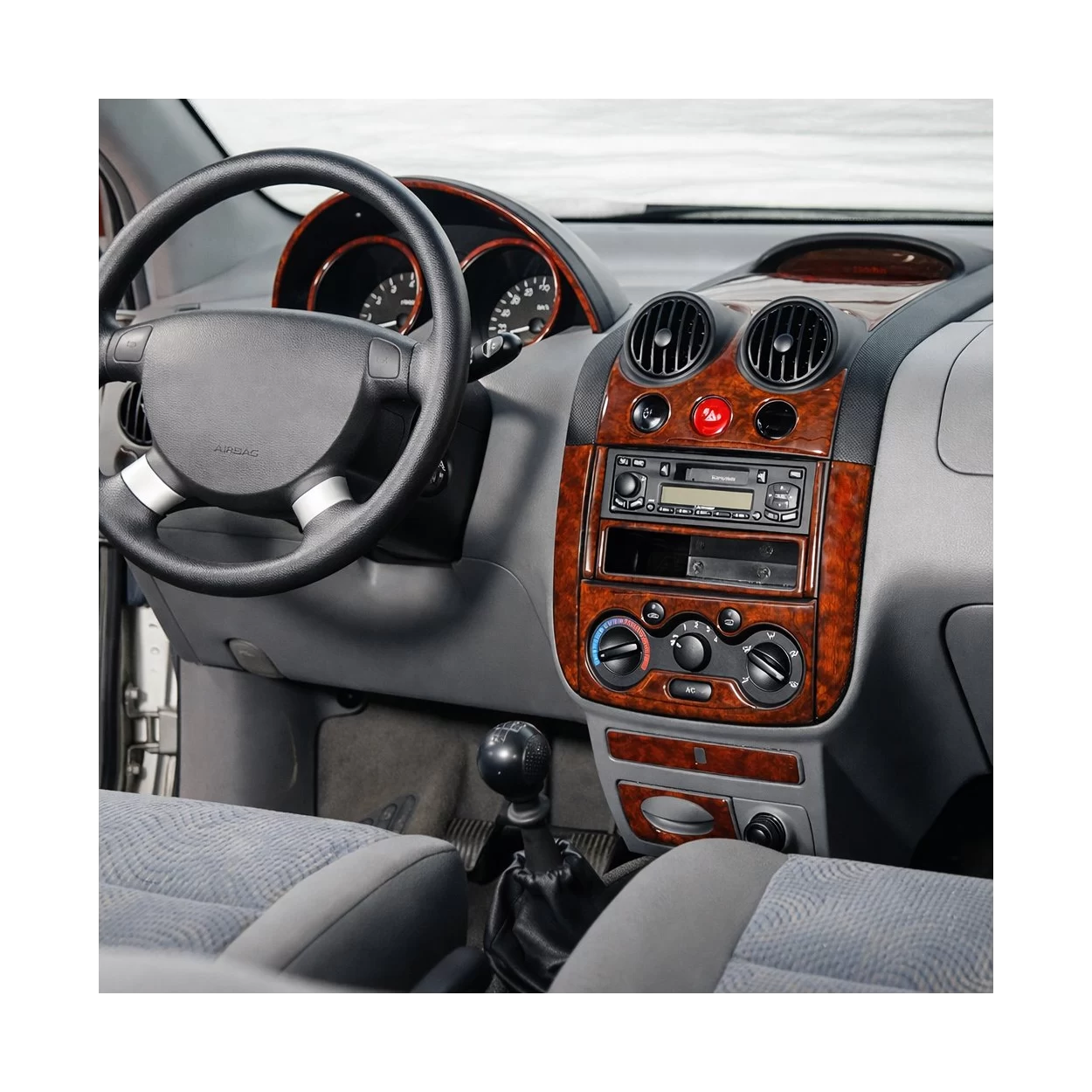 Chevrolet Aveo 2004-UP Full Set Interior BD Dash Trim Kit