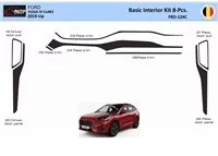 Ford Kuga III 2019-Up Interior WHZ Dashboard trim kit 8-Parts - 1 - Interior Dash Trim Kit Ford Kuga III 2019-Up Interior WHZ Dashboard trim kit 8-Parts - 1 - Interior Dash Trim Kit