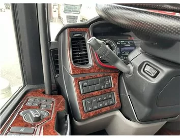 Scania NG-Series ab 2016 3D Interior Dashboard Trim Kit Dash Trim Dekor 17-Parts