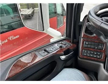 Scania NG-Series ab 2016 3D Interior Dashboard Trim Kit Dash Trim Dekor 17-Parts