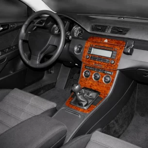 Volkswagen Passat B6 02.05 09.10 3D Interior Dashboard Trim Kit Dash Trim Dekor 18-Parts