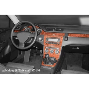 Volkswagen Passat B6 Tacho 02.05 09.10 3D Interior Dashboard Trim Kit Dash Trim Dekor 3-Parts