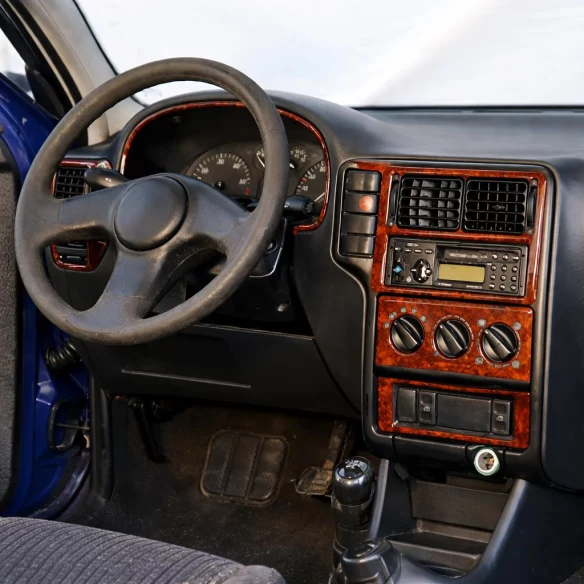 Volkswagen Polo 6N 09.94-09.99 3D Interior Dashboard Trim Kit Dash Trim Dekor 10-Parts