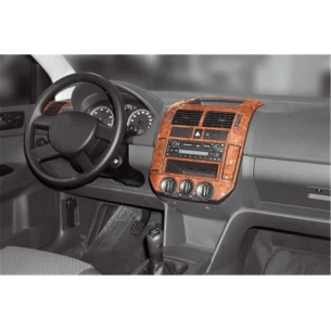 Volkswagen Polo 9N 09.01-02.05 3D Interior Dashboard Trim Kit Dash Trim Dekor 14-Parts