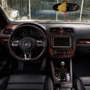 Volkswagen Scirocco 01.2013 3D Interior Dashboard Trim Kit Dash Trim Dekor 16-Parts