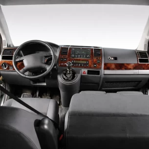 Volkswagen T5 Carevella 08.03-08.09 3D Interior Dashboard Trim Kit Dash Trim Dekor 31-Parts