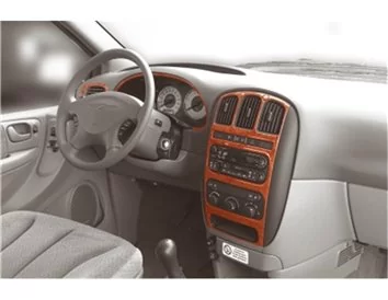 Chrysler Voyager 03.01-09.07 3D Interior Dashboard Trim Kit Dash Trim Dekor 7-Parts - 1 - Interior Dash Trim Kit