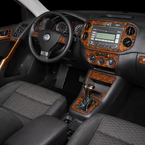 Volkswagen Tiguan 2013-UP Full Set, With NAVI Interior BD Dash Trim Kit