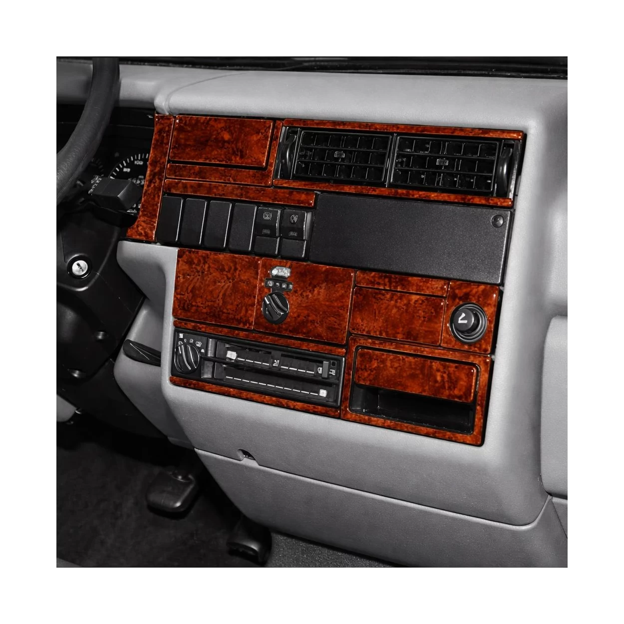 Volkswagen Transporter T4 09.90-12.95 3D Interior Dashboard Trim Kit Dash Trim Dekor 27-Parts