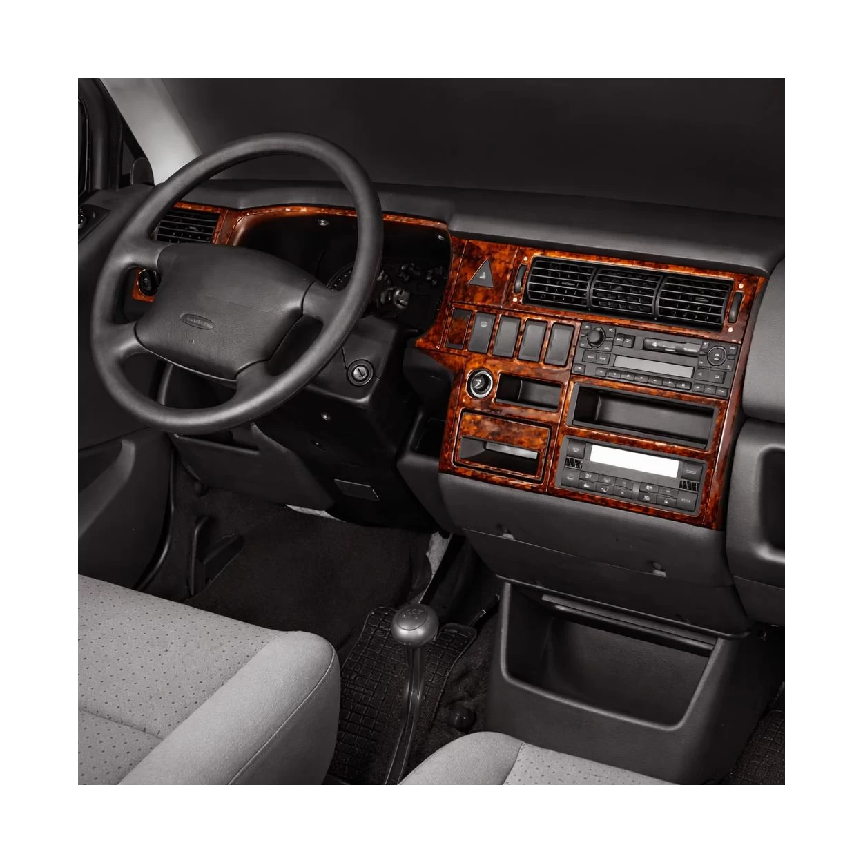 Volkswagen Transporter T4 09.98-07.03 3D Interior Dashboard Trim Kit Dash Trim Dekor 18-Parts