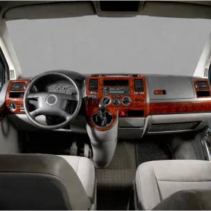Volkswagen Transporter T5 08.03-08.09 3D Interior Dashboard Trim Kit Dash Trim Dekor 29-Parts