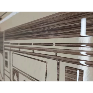 Volkswagen Transporter T5 08.03-08.09 3D Interior Dashboard Trim Kit Dash Trim Dekor 29-Parts