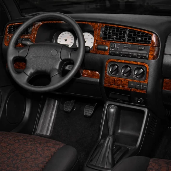 Volkswagen Vento 04.95-09.97 3D Interior Dashboard Trim Kit Dash Trim Dekor 23-Parts