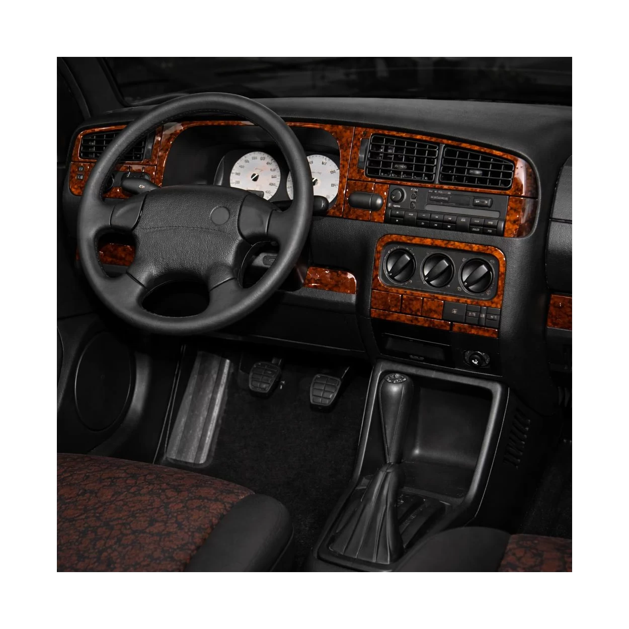 Volkswagen Vento 04.95-09.97 3D Interior Dashboard Trim Kit Dash Trim Dekor 23-Parts