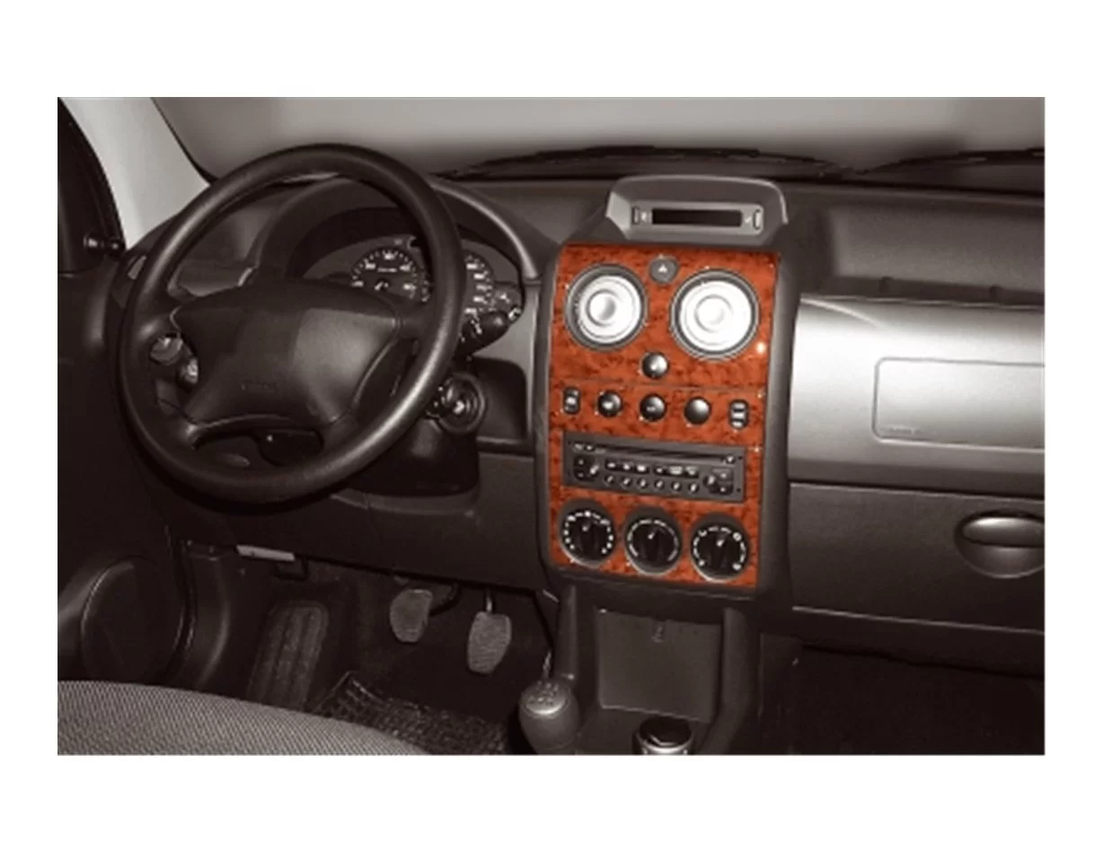 Citroen Berlingo 10.02-07.08 3D Interior Dashboard Trim Kit Dash Trim Dekor 11-Parts - 1 - Interior Dash Trim Kit