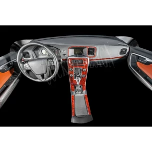 Volvo S 60 01.2012 3D Interior Dashboard Trim Kit Dash Trim Dekor 12-Parts