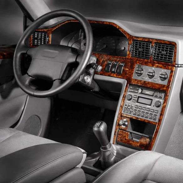 Volvo S 90-V 90 12.96-03.98 3D Interior Dashboard Trim Kit Dash Trim Dekor 17-Parts