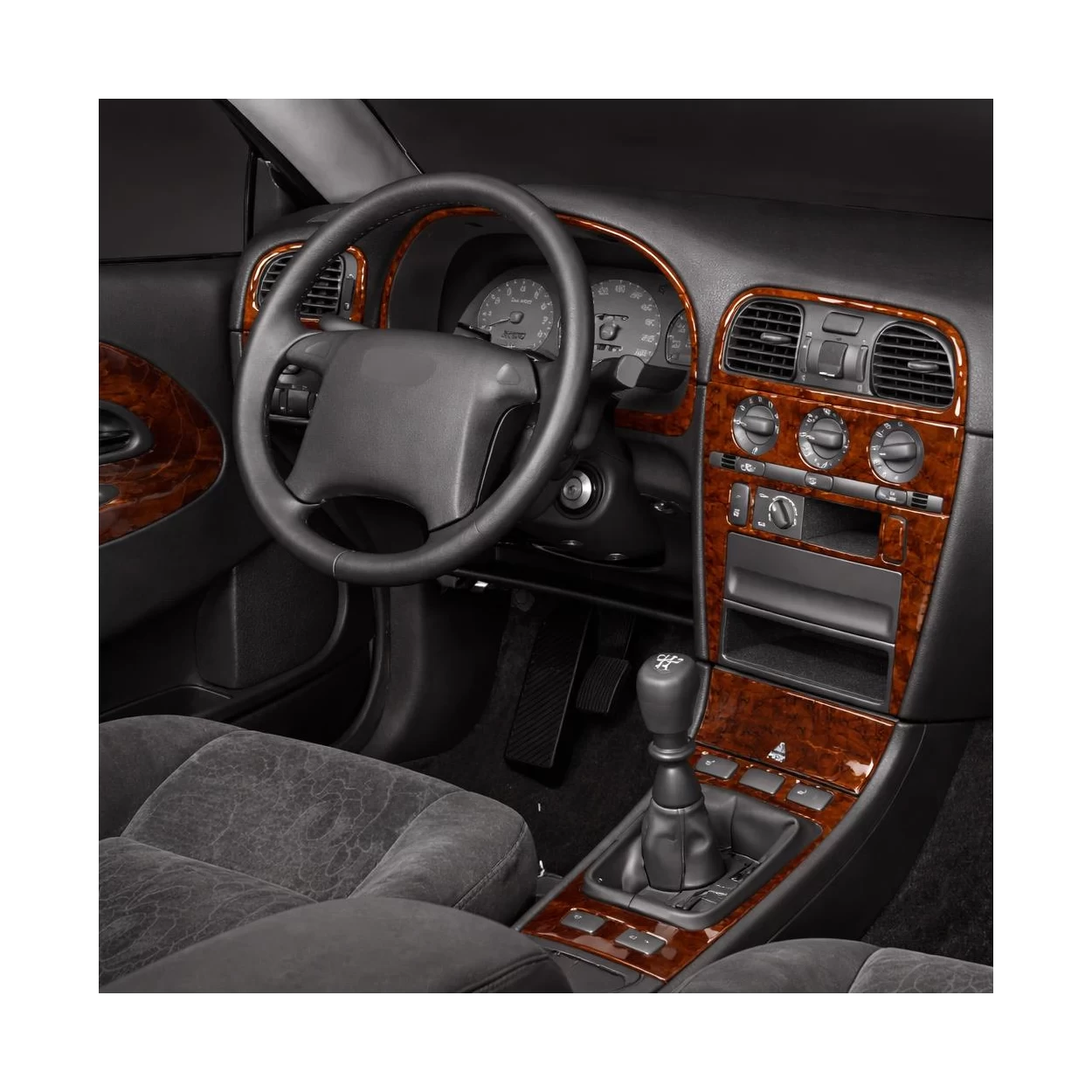 Volvo S40 2000-2000 Full Set, Automatic Gear Interior BD Dash Trim Kit